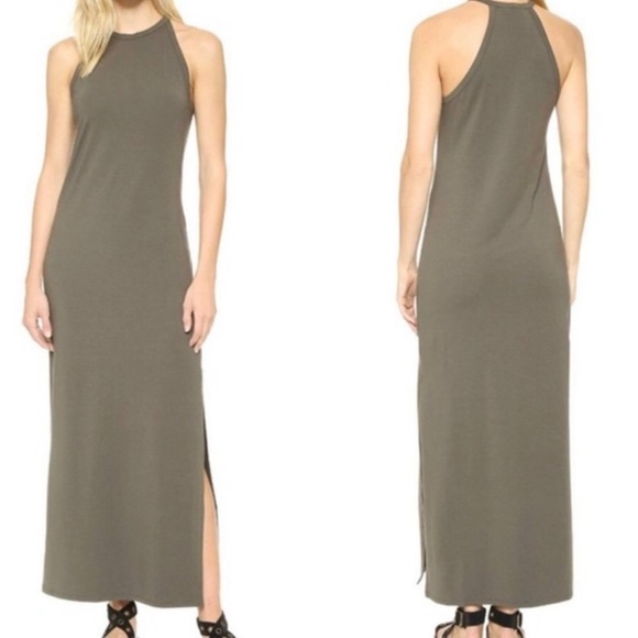 Theory Green Sonaki M Dress b - Picture 2 of 8